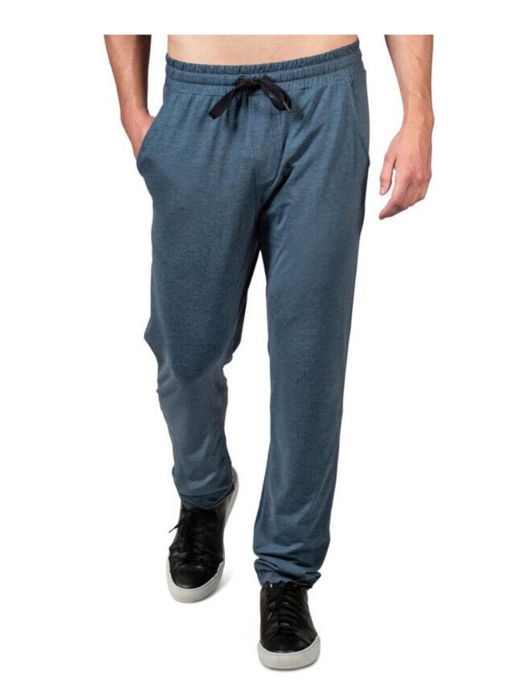 Natori Men's Enso Drawstring Elastic Waist Knit Lounge Pants, Stargazer, Large